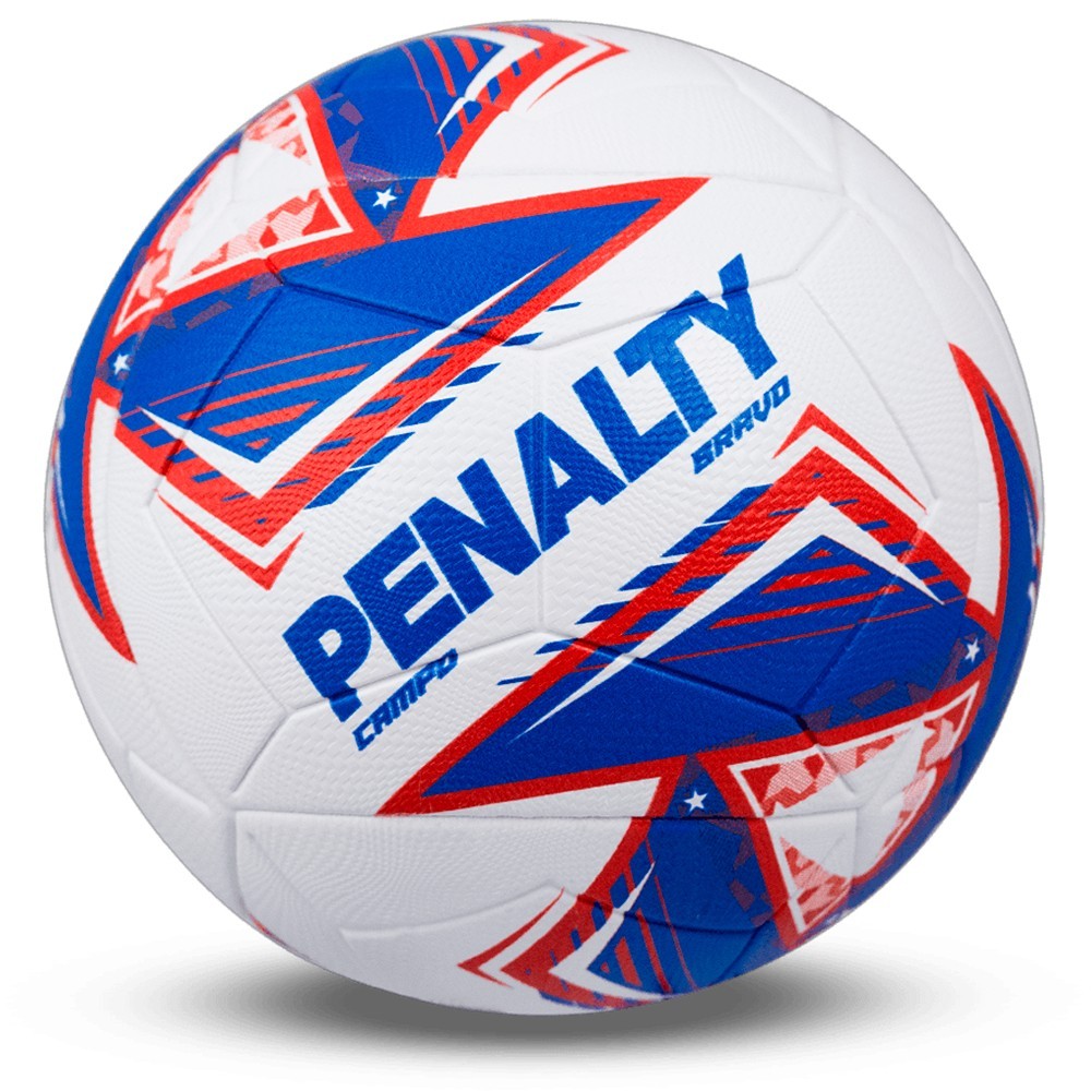 Bola Campo Penalty Bravo Xxv Azul/Vermelha