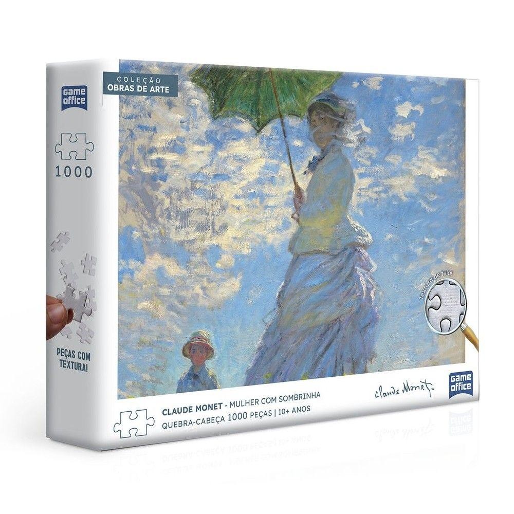 Quebra-Cabeça 1000 Peças Mulher com Sombrinha - Toyster em Oferta na Shopee