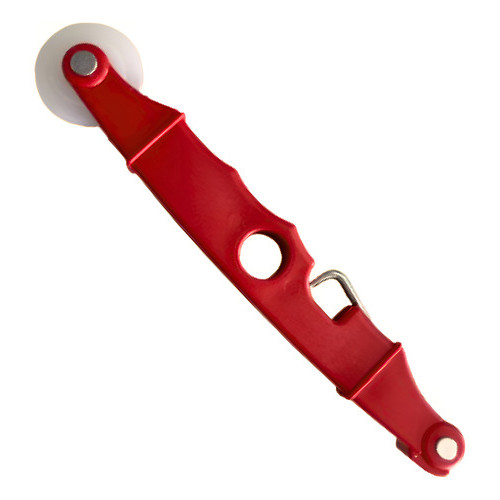 Rolete Aplicador Tela Mosqueteira Duplo Perfil Alumínio Vermelho em Oferta na Shopee