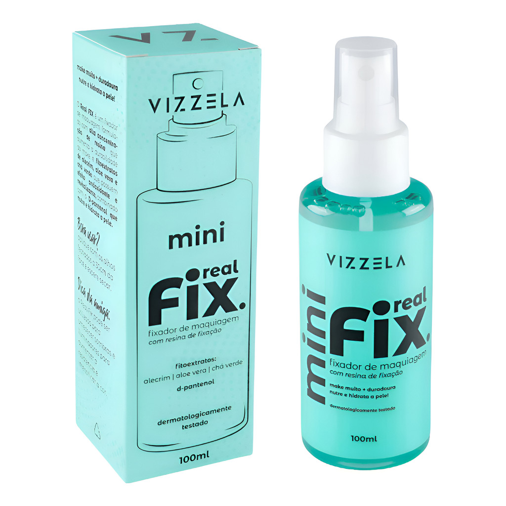 Mini Fixador De Maquiagem Real Fix Vizzela 100ml em Oferta na Shopee