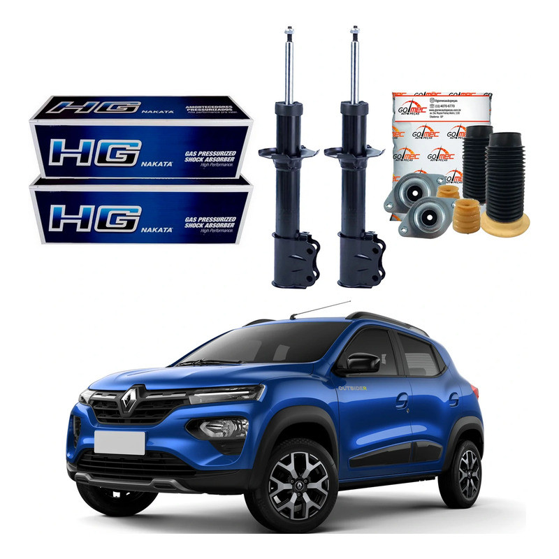 Kit Amortecedor Dianteiro Kwid 1.0 12v 2022 A 2025