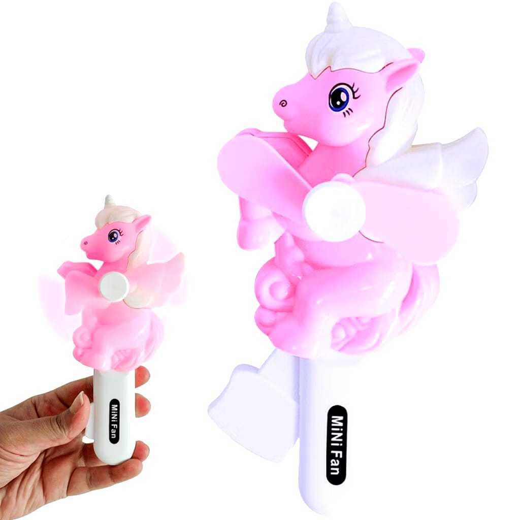 Mini Ventilador de Unicórnio Portátil manual Infantil para o verão Dia das Crianças em Oferta na Shopee
