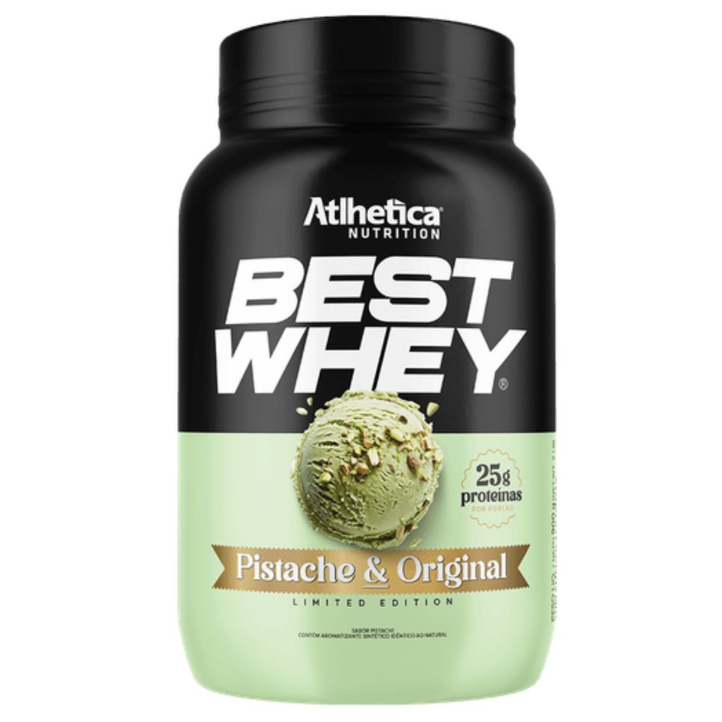 Whey de Pistache Best Whey Protein 3W 900g Isolado Concentrado