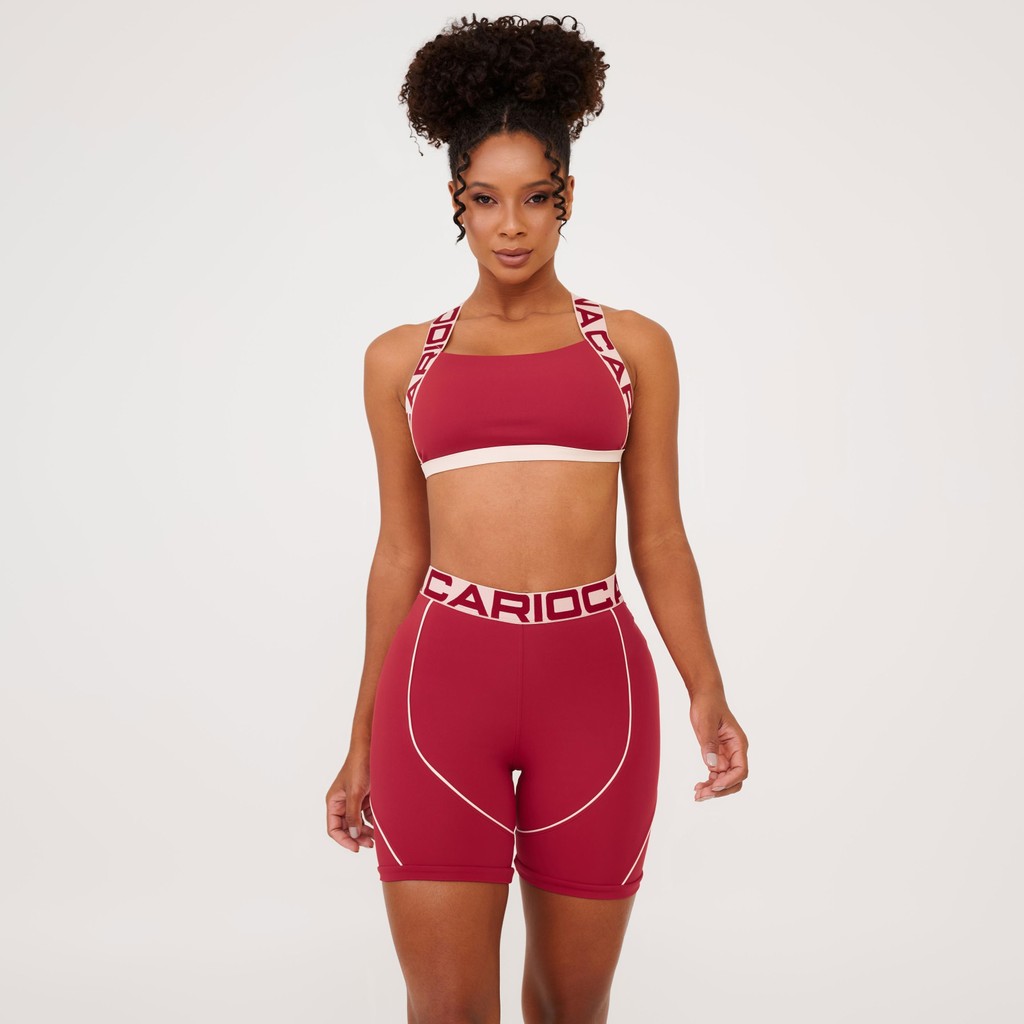 Short Movement Maçã Vermelha Poliamida em Oferta na Shopee