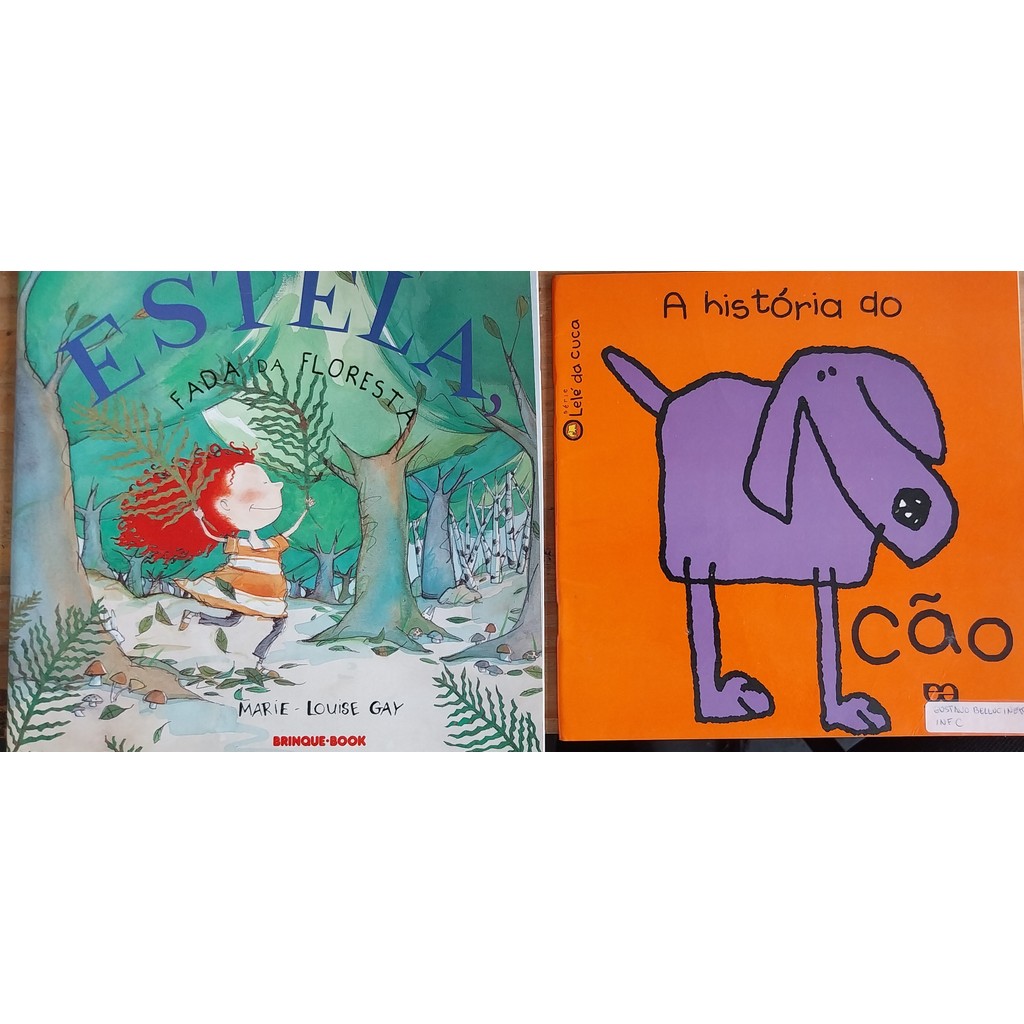LIVRO, KIT(2), INFANTIL, 1. A HISTÓRIA DO CÃO, 2. ESTELA, FADA DA FLORESTA, BRINQUE-BOOK