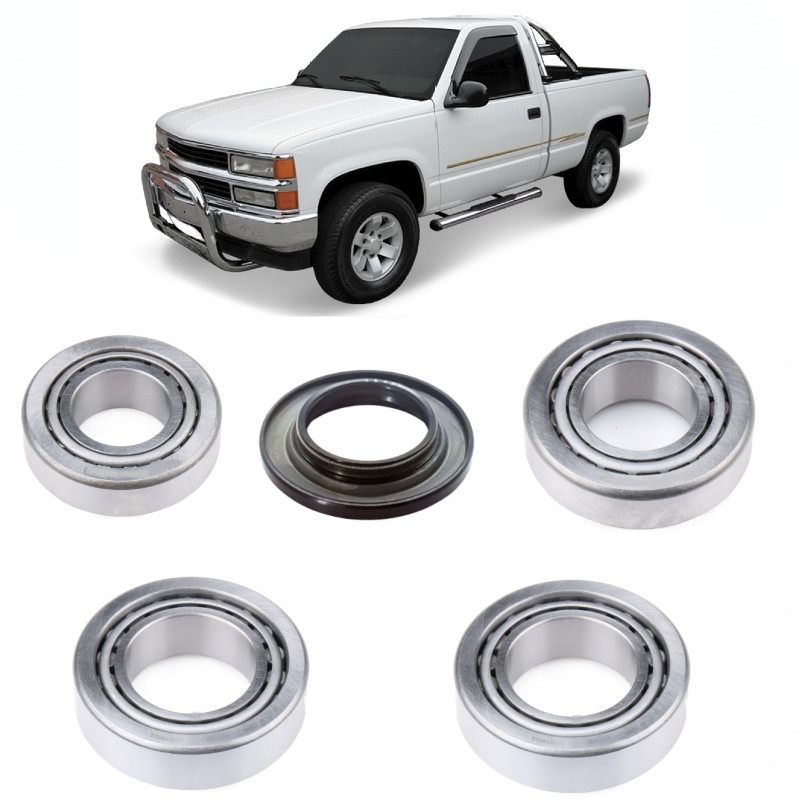 Rolamentos Diferencial Chevrolet Silverado 1997 até 2001, Kit