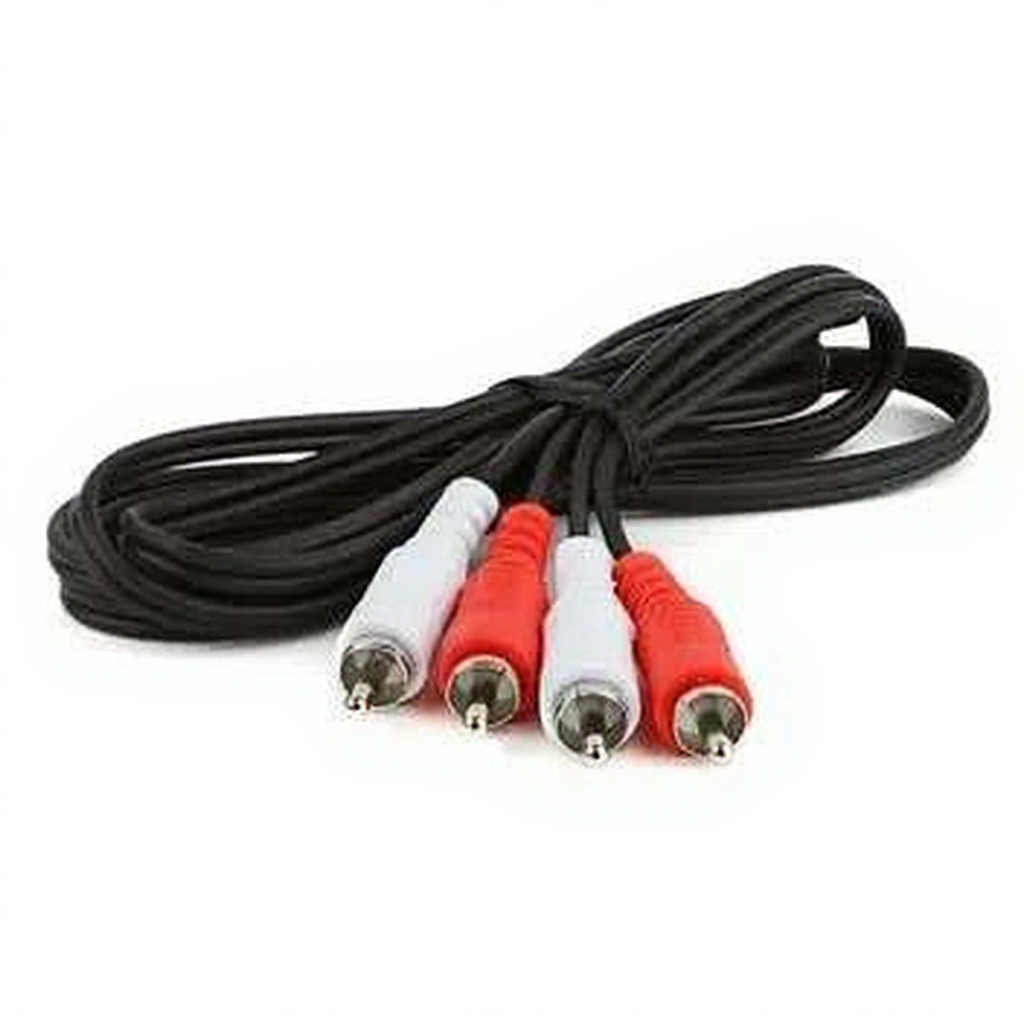 Cabo RCA 2x2 1,5m para DVD CD Player e Amplificador