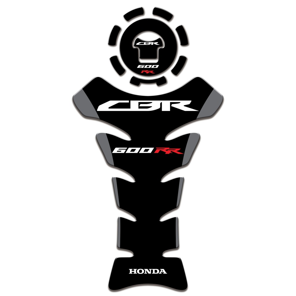 Adesivo Protetor Tanque Tankpad e Bocal 3d Resinado para Moto Honda Cbr 600rr 600 RR MS058