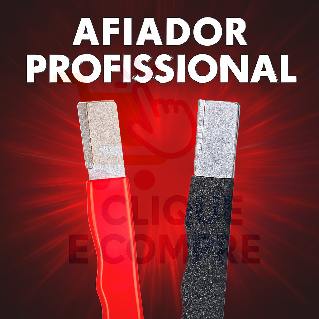 Imagem Afiador Profissional de Facas Aço Pedra Diamantada Jardinagem Lâminas Tesoura Amolador Multiuso