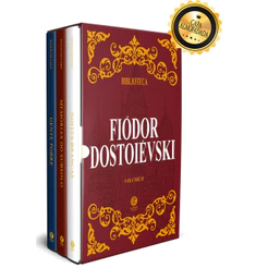 Biblioteca Dostoiévski - Box com 3 Livros - Edição de Luxo