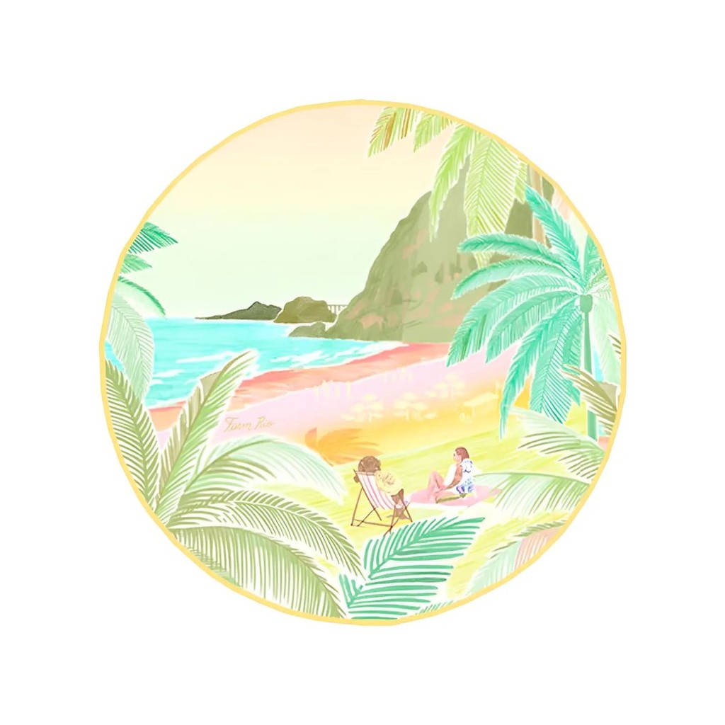 Canga Farm Redonda Praiana Tropical Grande Coleção Nova