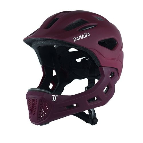 Capacete Infantil DaMatta Ciclismo Full Face Vinho - M