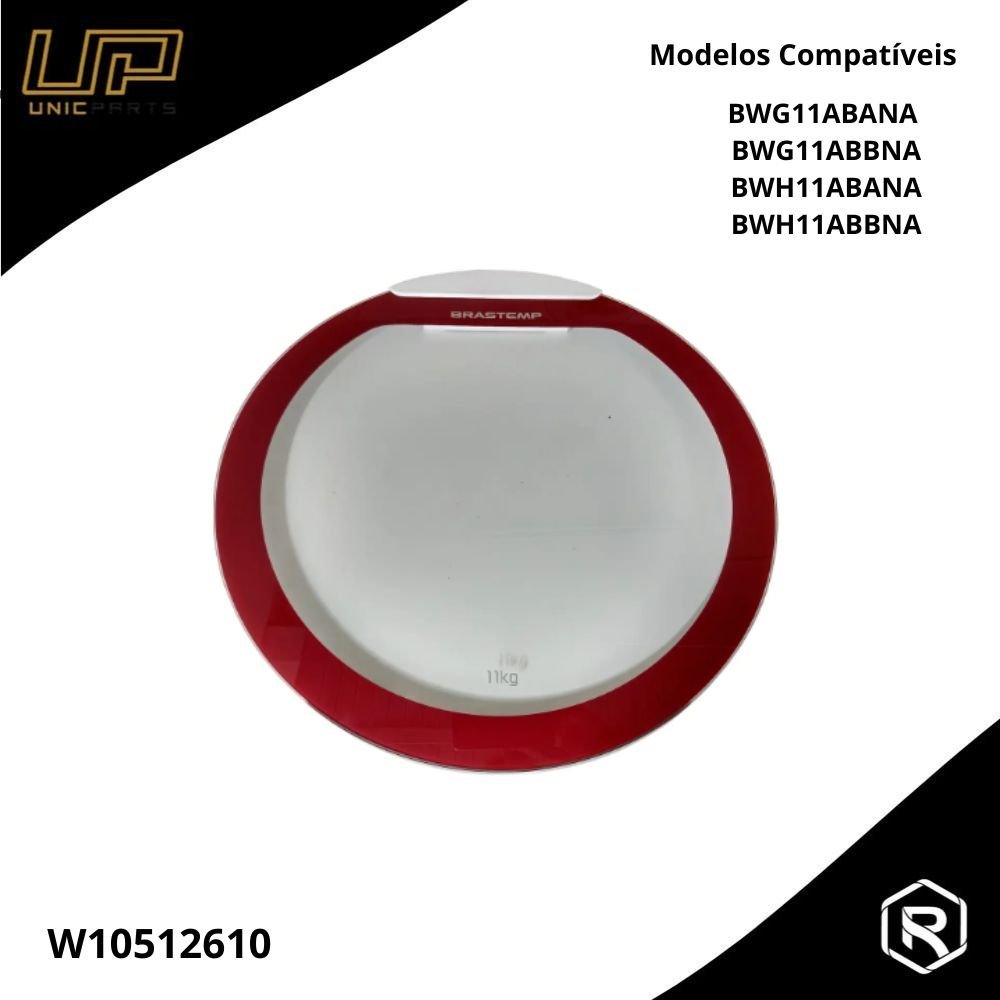 Tampa Móvel Brastemp BWG11AB Original Lavadora