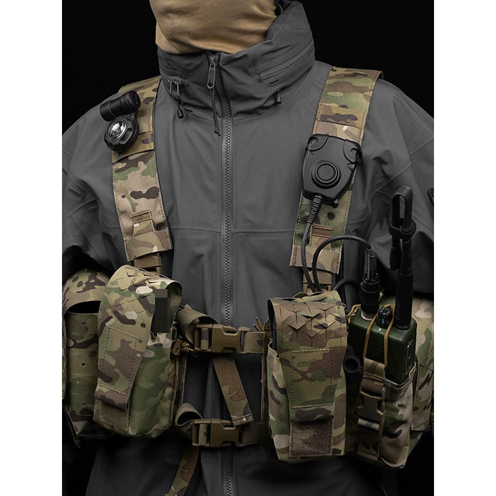 WOSPORT alfa extensão tática peito pendurado separado Molle painel dupla face alta extensão portátil peito pendurado pin