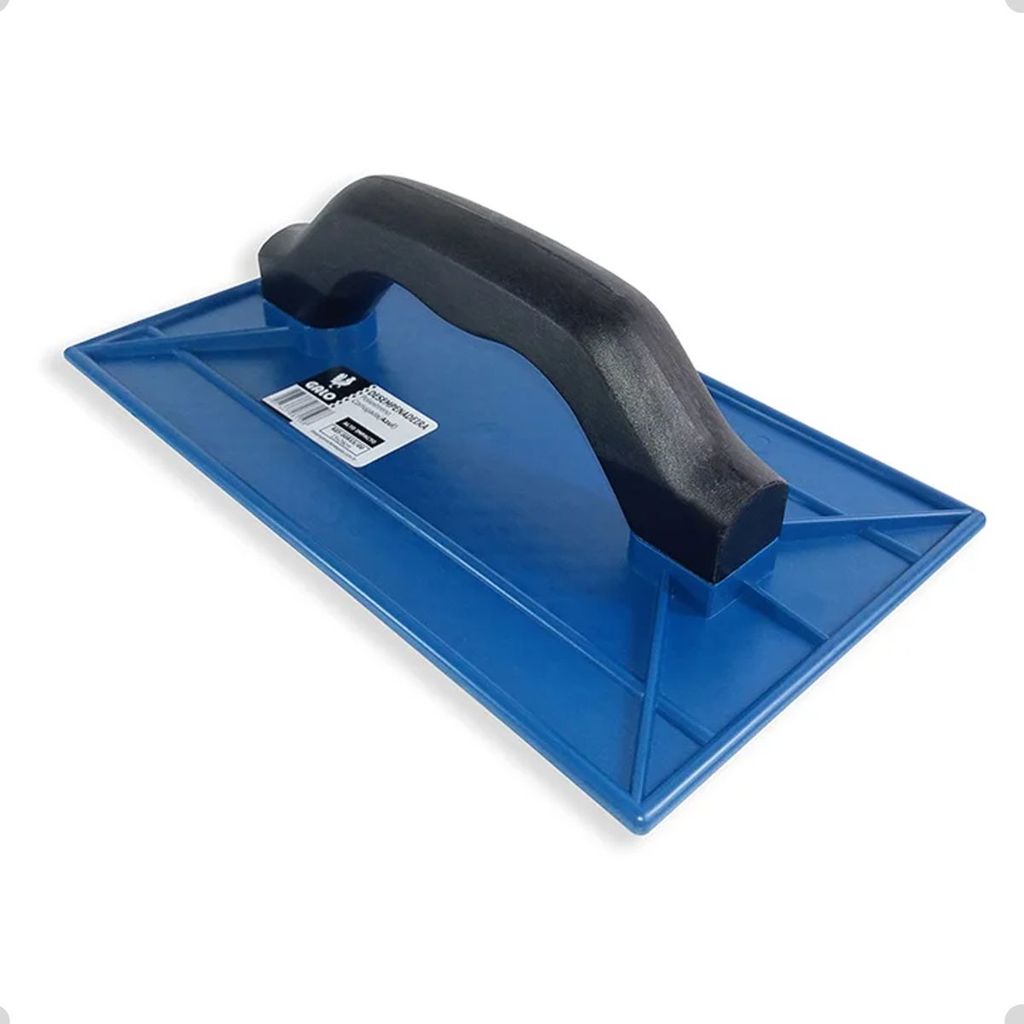 Desempenadeira PVC Corrugada Azul 15x26cm Galo
