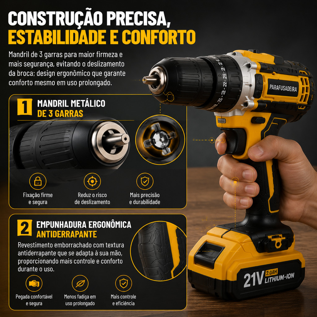 Furadeira e Parafusadeira 26V — foto 5
