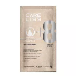 Descolorante em Pó Care Liss Camomila Sachê 8g - Embalagem com 24 Unidades
