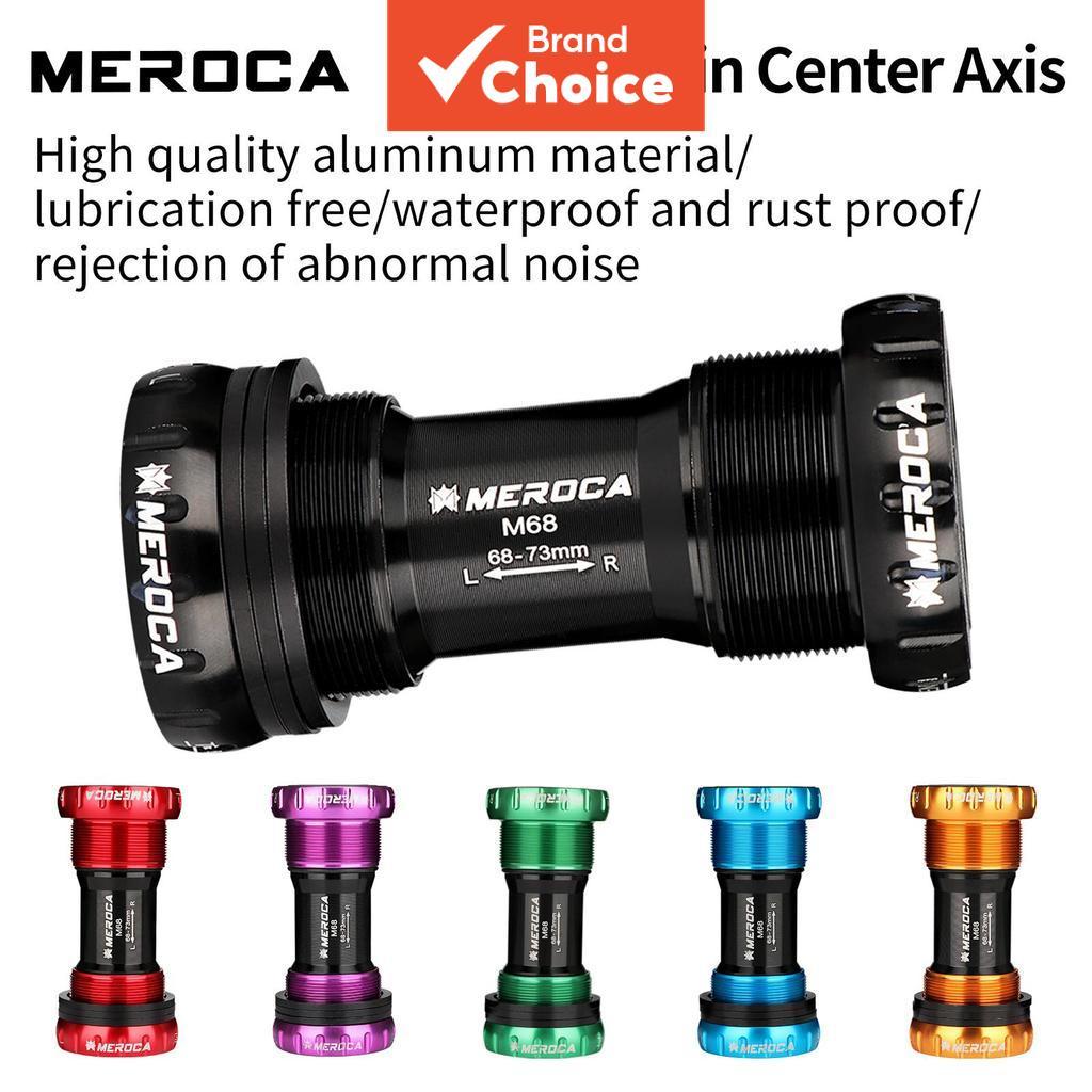 Suporte inferior com rosca MEROCA para pedivela integrado oco MTB M68 M73, design de instalação por pressão BB92