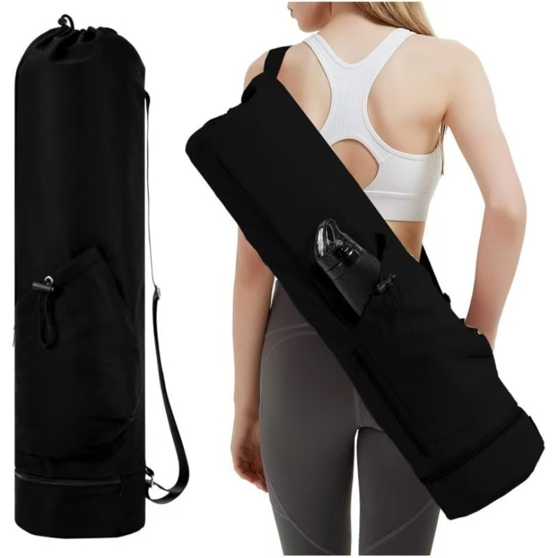 Classificação seca e molhada tapete de Yoga saco de armazenamento garrafa de água bolso de um ombro mensageiro mochila f