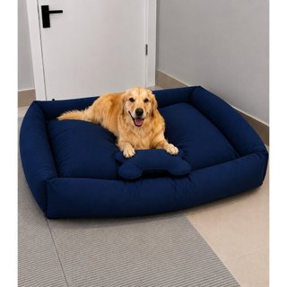 Cama Pet Impermeável Grande 100x70Cm e Media 70x50cm - 100%Lavável Confortável Pra Cachor…