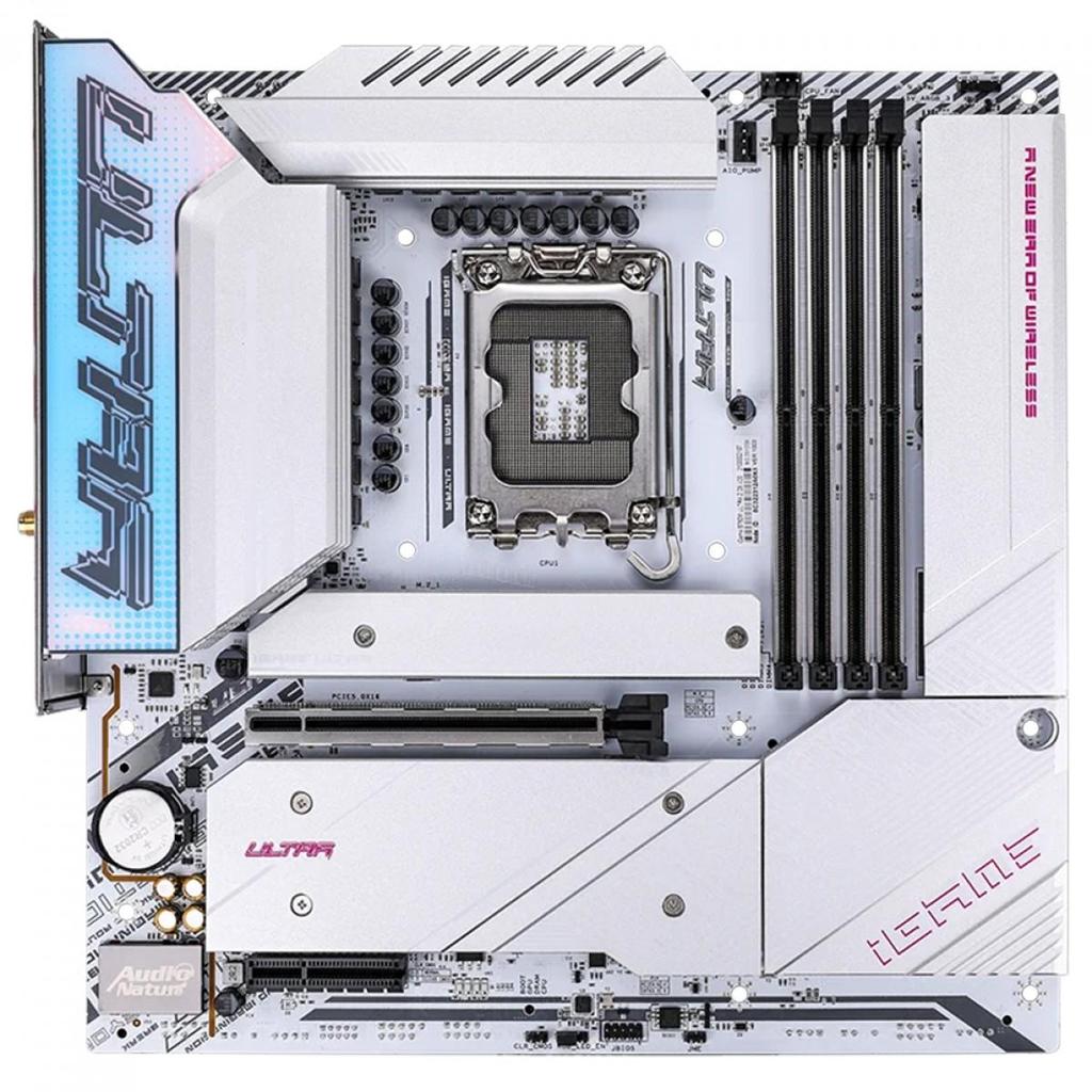Placa Mãe Colorful iGame B760M ULTRA Z D5 V20, Chipset B760, Intel LGA 1700, MATX, DDR5, Branco (Terabyte Oficial)