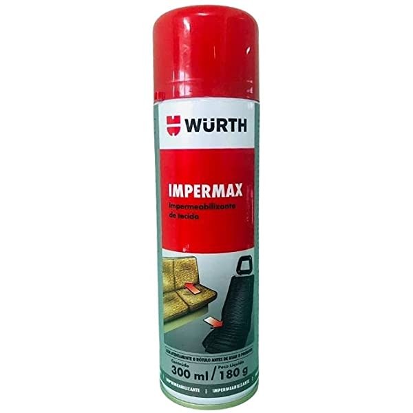Impermeabilizante de roupas e tecidos em geral 300ML - EM SPRAY PARA MAIOR PRATICIDADE E RAPIDEZ - WURTH IMPERMAX