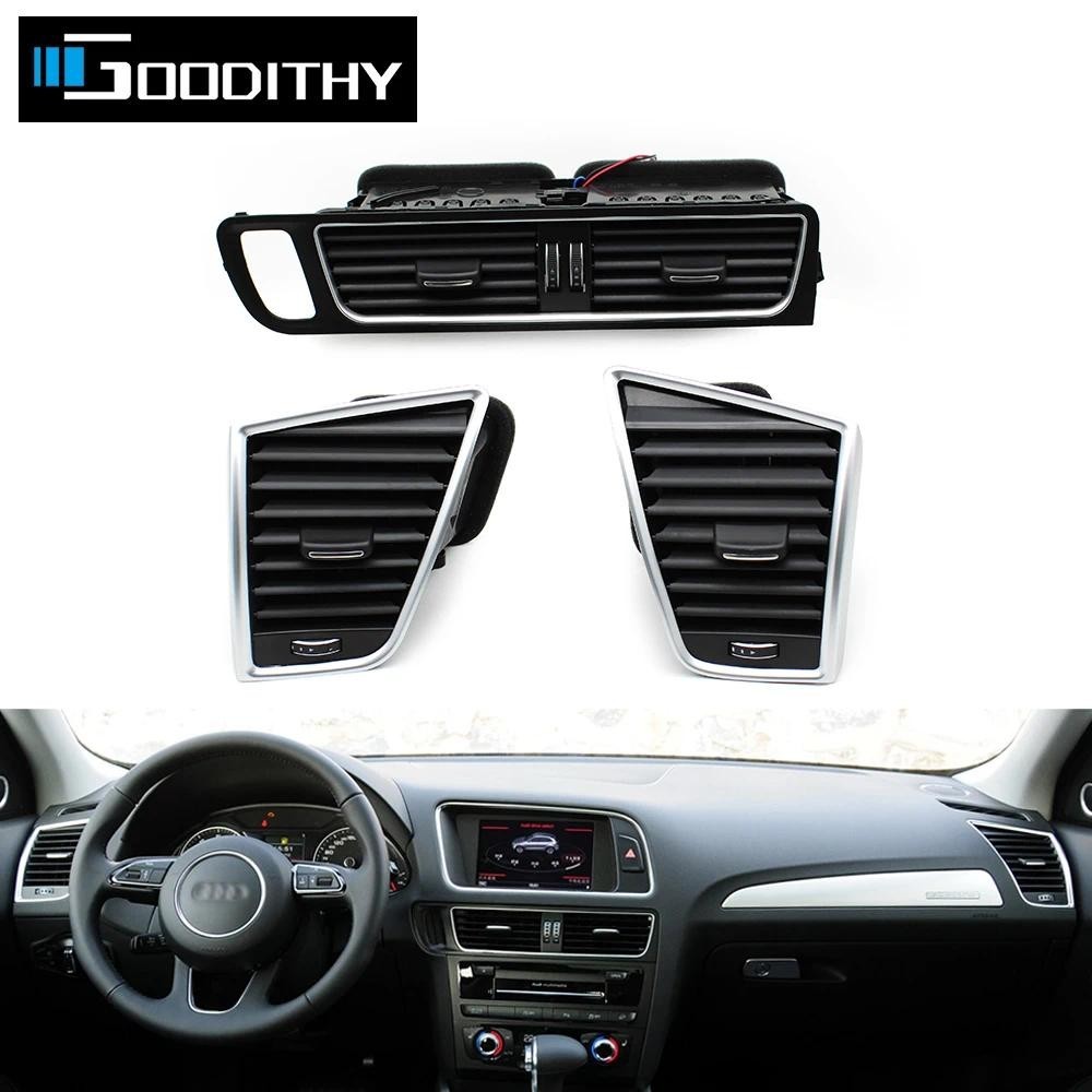 LHD Painel Frontal Esquerda Direita Médio Ar Condicionado AC Ventilação Grade Conjunto De Saída Para Audi Q5 2009-2018 8