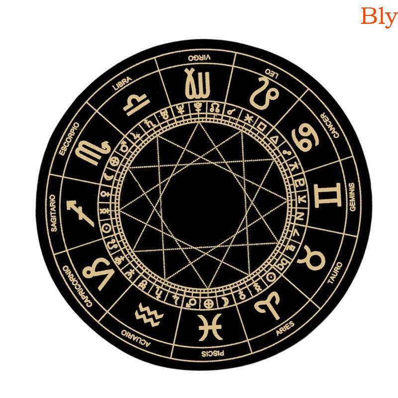 Bly Constelações Astrologia Pêndulos Esteira Tarôs Toalha De Mesa De Borracha Decoração Cartão Almofada Cerimônia M