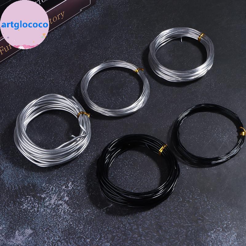 Artglococo 5M Bonsai Fio Planta Suporte Anodizado Alumínio De Treinamento Para Moldar Jardim DIY Ferramenta Acessórios B