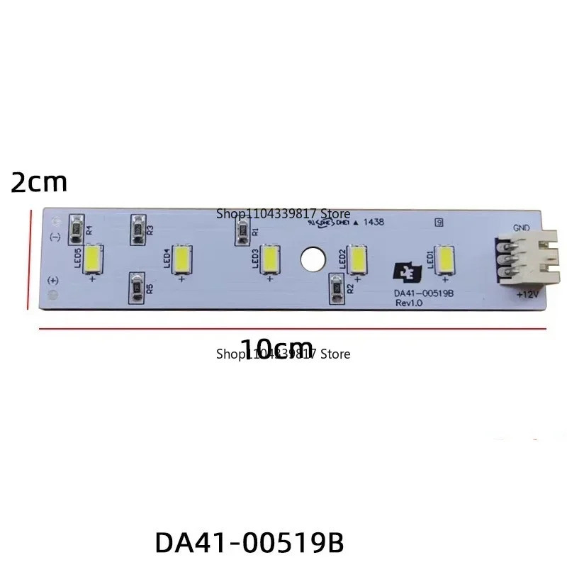 Fita de Iluminação para Refrigerador DA41-00519B DA41-00519A, Lâmpada LED para Geladeira, Peças para Freezer