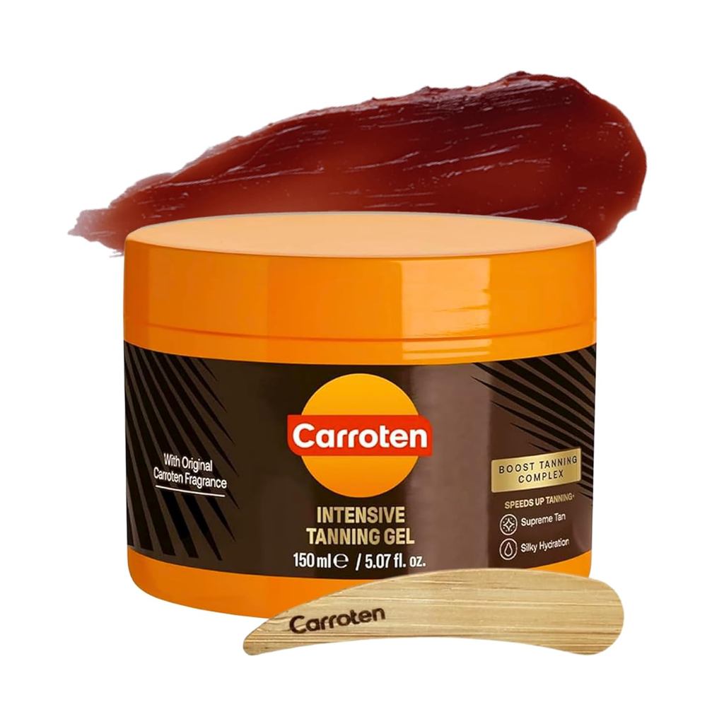 Gel Intensificador de Bronzeado Carroten |   Acelerador de Bronzeado Browning |   Não Oleoso, Resistente à Água com Óleo