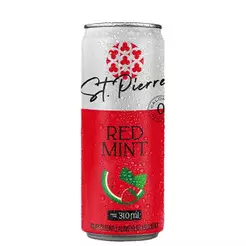 Refrigerante St. Pierre Red Mint Zero Açúcar Lata 310ml