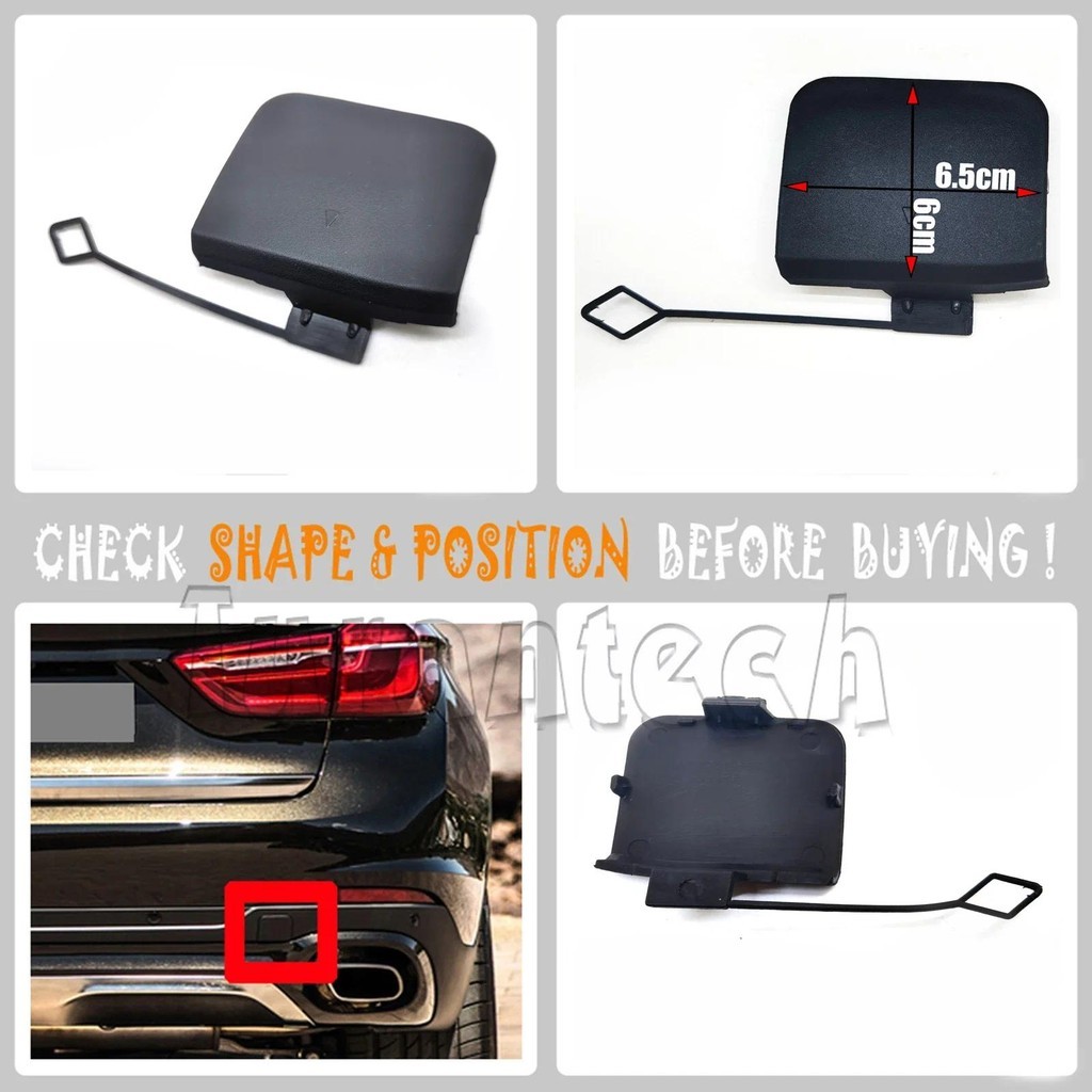 Tampa De Reboque Dianteiro Para 14-19 BMW X6 F16 28i 30d 35i 35i 40d 50i SAC 51127319886 Boné De Olho De Gancho