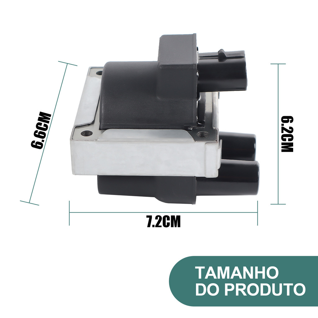 Bobina Ignição Fiat Uno Fire 1996 Á 2004 Palio 1.0 Leve 0780002010 · foto 2