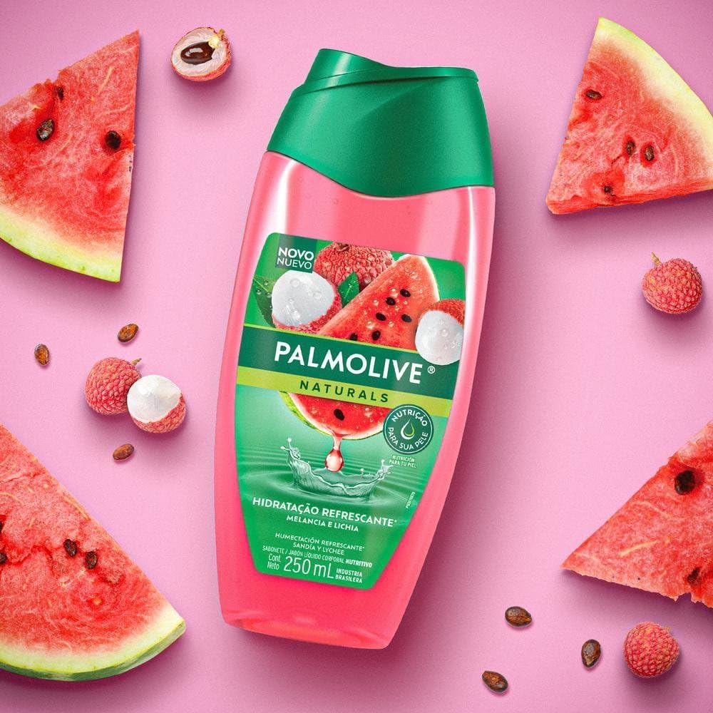 Sabonete Líquido Palmolive Naturals Hidratação Refrescante Melancia E Lichia Com 250ml · foto 2