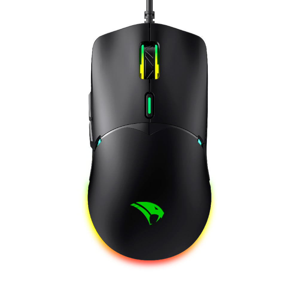 Mouse Gamer Viper Pro Naja 7200 DPI Sensor Optico RGB USB PC Jogos