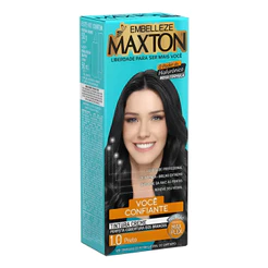Tinta De Cabelo Maxton Embelleze Preto 1.0 Brilho Extremo