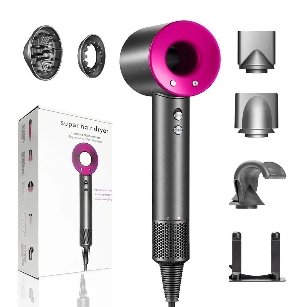 Secador de Cabelo Iônico Secagem Rápida Ar Quente/Frio em Oferta na Shopee