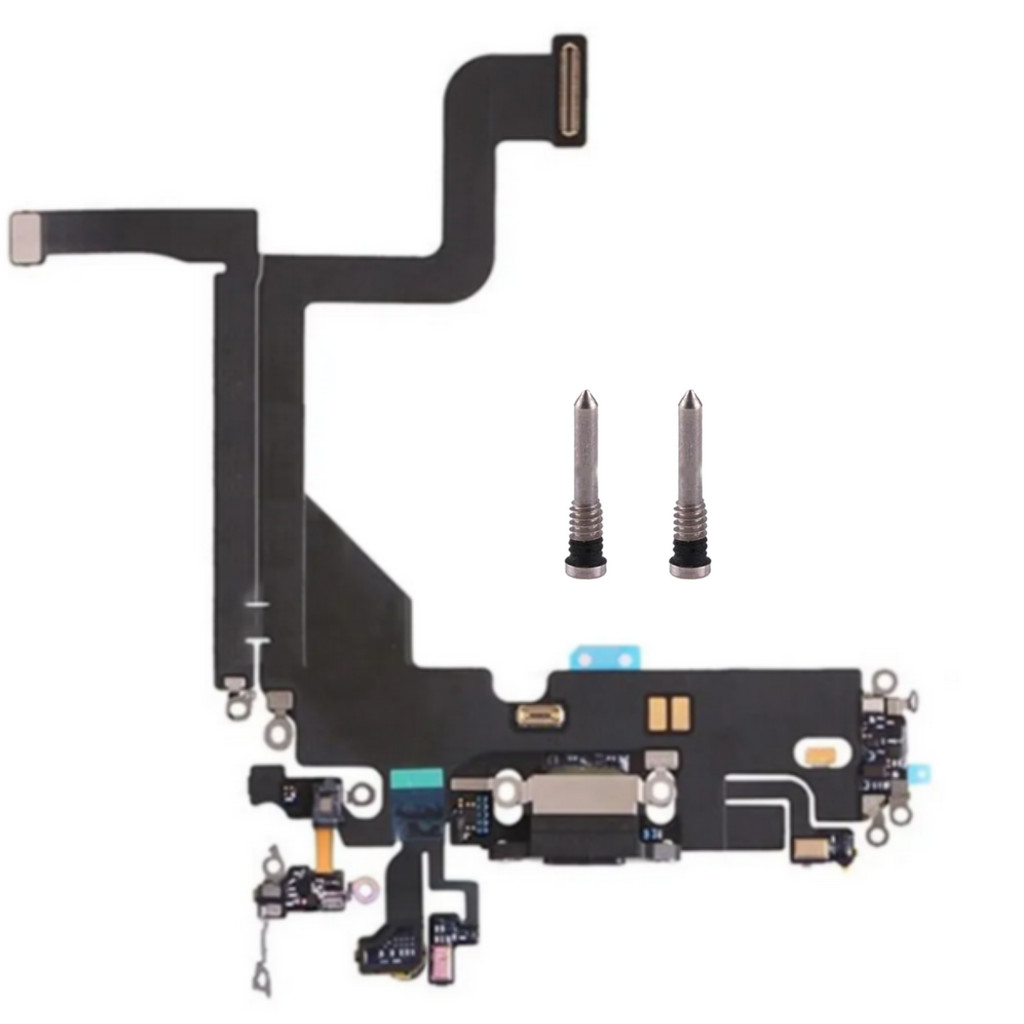 Conector Dock Carga Para iPhone 13 Pro + 2 Parafusos Pentalobe
