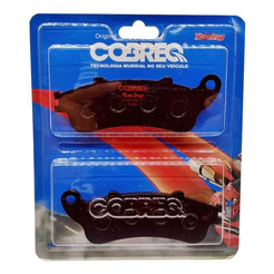 PASTILHA FREIO COBREQ ( N-989 ) HONDA GL1800 GOLD WING / ST 1100 A6 ABS / FES 125 150 250
