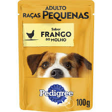 KIT C/ 7 PEDIGREE SACHE RAÇAS PEQUENAS FRANGO 100G