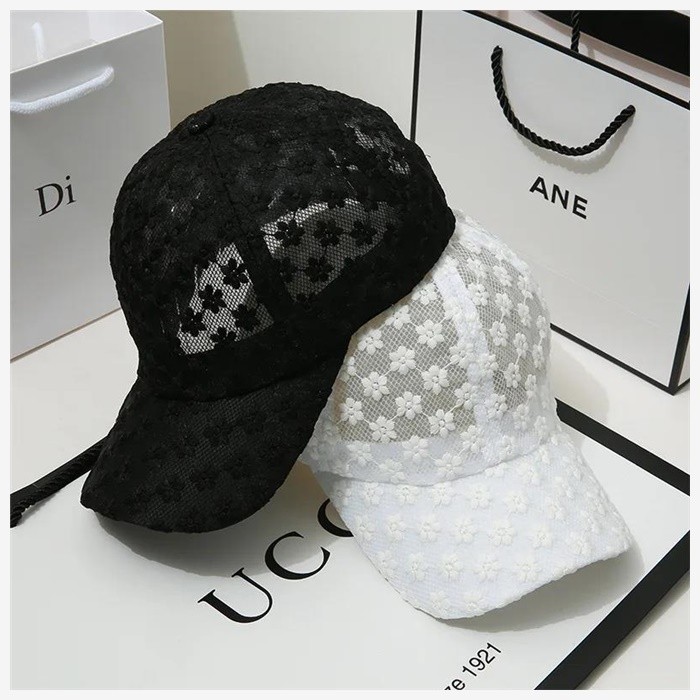 COD Novo estilo verão oco flor boné de beisebol moda feminina multifuncional chapéu de sol Hip Hop moda feminina chapéu 