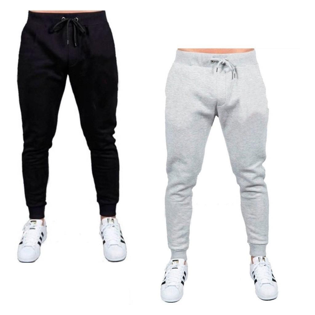 KIT 2 CALÇA DE MOLETOM PELUCIADA MASCULINA GROSSA COM CORDÃO AJUSTAVEL Dsitribuidora MK RR