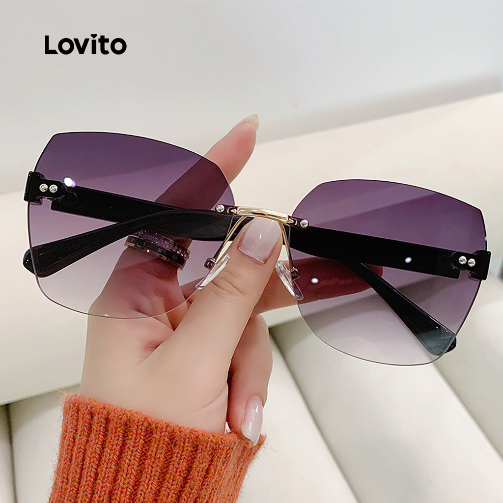 Lovito Sentido de Design Óculos de sol LFASCS1058 em Oferta na Shopee