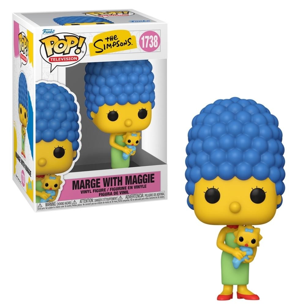Boneco Funko Pop! Os Simpsons - Marge com Maggie em Oferta na Shopee