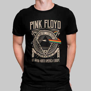 Camiseta Basica Pink Floyd Band Rock Metal The Dark Side of The Moon Tour em Oferta na Shopee