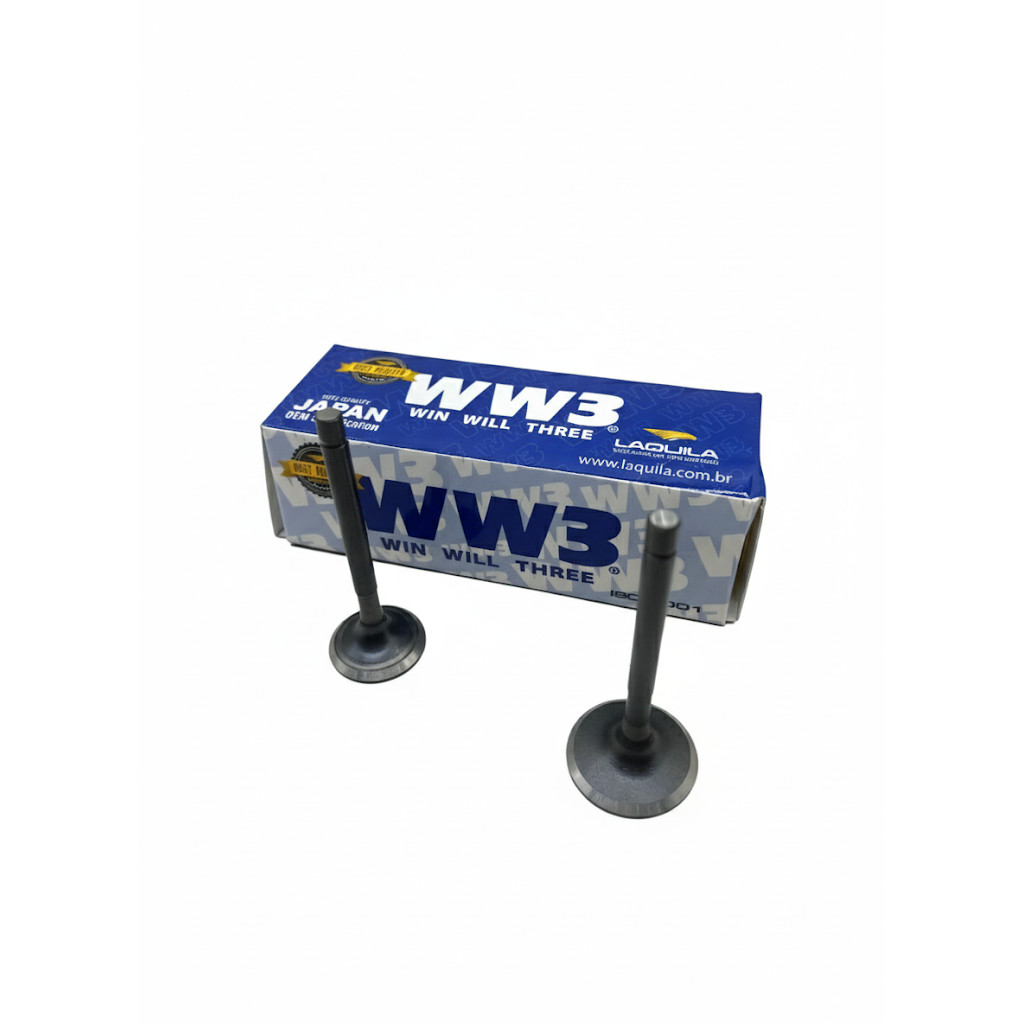 Par Válvula Admissão Escape WW3 Yamaha YBR Factor XTZ em Oferta na Shopee