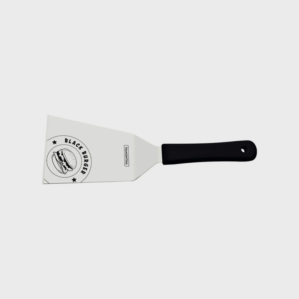 Espátula para Hambúrguer Aço Inox e Cabo Polipropileno 6" Black Burguer Tramontina - 24542106