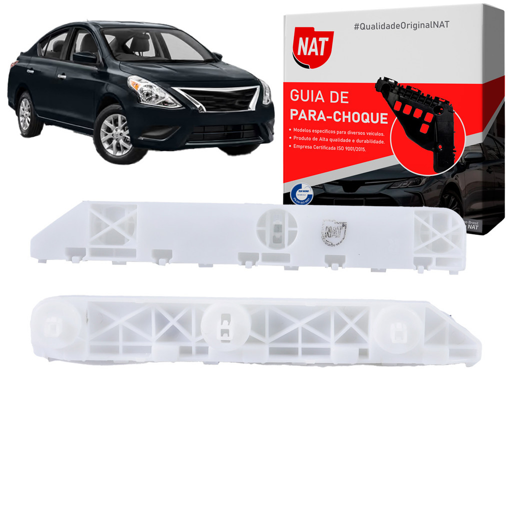 Suporte Guia Parachoque Versa 2011 Até 2020 Traseiro Longo em Oferta na Shopee