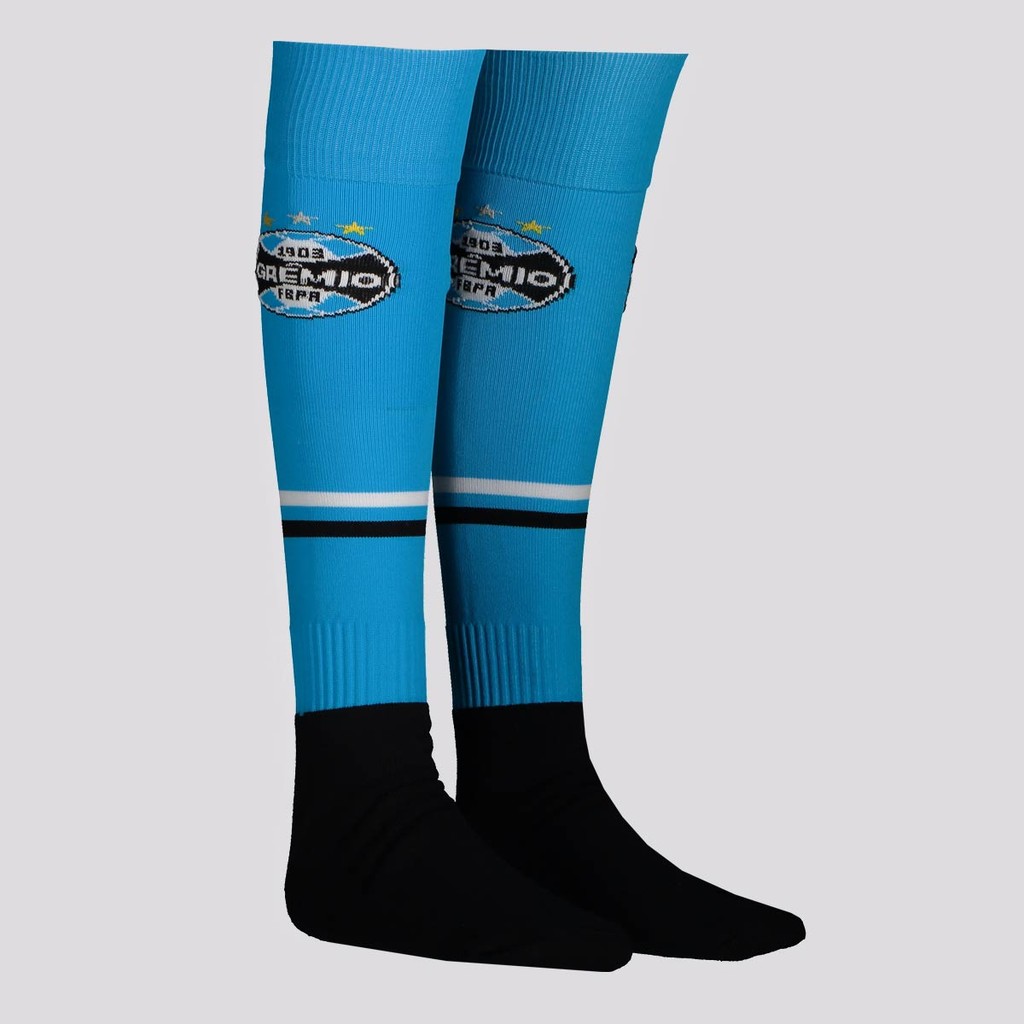 Meião Grêmio Infantil Azul em Oferta na Shopee